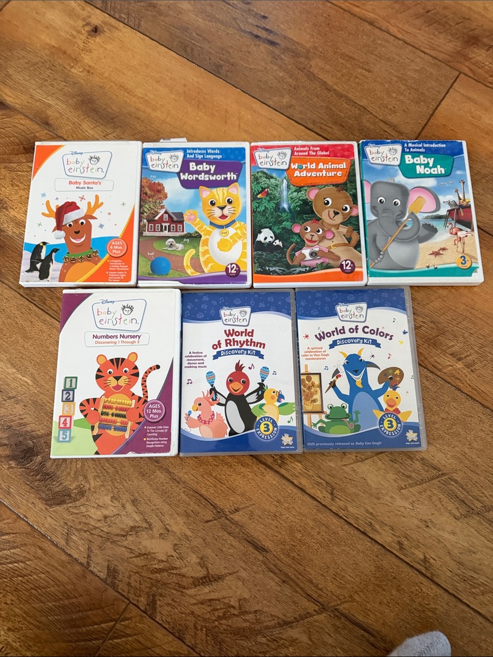 Bundle of 7 Baby Einstein DVDs